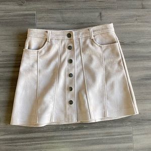 Zara Suede Mini Skirt